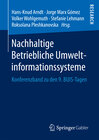 Buchcover Nachhaltige Betriebliche Umweltinformationssysteme