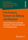 Buchcover Forschung im Kontext von Bildung und Migration