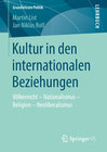Buchcover Kultur in den internationalen Beziehungen