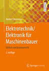 Buchcover Elektrotechnik/Elektronik für Maschinenbauer