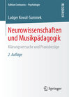 Buchcover Neurowissenschaften und Musikpädagogik