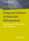 Buchcover Erfolg und Scheitern im deutschen Bildungswesen