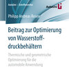 Buchcover Beitrag zur Optimierung von Wasserstoffdruckbehältern