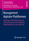 Buchcover Management digitaler Plattformen