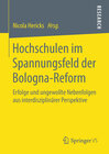 Buchcover Hochschulen im Spannungsfeld der Bologna-Reform