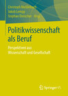 Buchcover Politikwissenschaft als Beruf