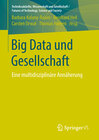 Buchcover Big Data und Gesellschaft