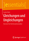 Buchcover Gleichungen und Ungleichungen