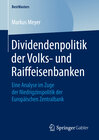 Buchcover Dividendenpolitik der Volks- und Raiffeisenbanken