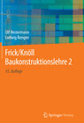 Buchcover Frick/Knöll Baukonstruktionslehre 2