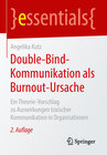 Buchcover Double-Bind-Kommunikation als Burnout-Ursache