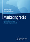 Buchcover Marketingrecht