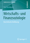 Buchcover Wirtschafts- und Finanzsoziologie