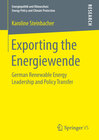 Buchcover Exporting the Energiewende