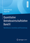 Buchcover Quantitative Betriebswirtschaftslehre Band II