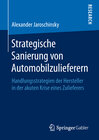 Buchcover Strategische Sanierung von Automobilzulieferern