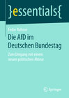 Buchcover Die AfD im Deutschen Bundestag