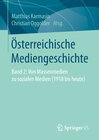 Buchcover Österreichische Mediengeschichte