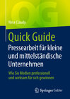Buchcover Quick Guide Pressearbeit für kleine und mittelständische Unternehmen