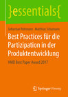 Buchcover Best Practices für die Partizipation in der Produktentwicklung