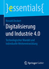 Buchcover Digitalisierung und Industrie 4.0