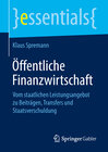 Buchcover Öffentliche Finanzwirtschaft