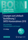Buchcover Lösungen zum Lehrbuch Buchführung 2 DATEV-Kontenrahmen 2018
