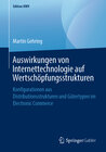 Buchcover Auswirkungen von Internettechnologie auf Wertschöpfungsstrukturen