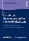 Buchcover Fanclubs der Nationalmannschaften im deutschen Teamsport