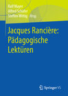 Buchcover Jacques Rancière: Pädagogische Lektüren