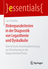 Buchcover Diskrepanzkriterien in der Diagnostik von Legasthenie und Dyskalkulie