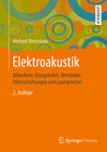 Buchcover Elektroakustik
