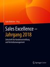Buchcover Sales Excellence - Jahrgang 2018