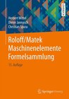 Buchcover Roloff/Matek Maschinenelemente Formelsammlung