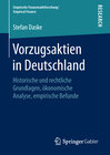 Buchcover Vorzugsaktien in Deutschland
