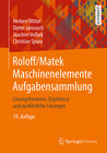 Buchcover Roloff/Matek Maschinenelemente Aufgabensammlung