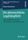 Buchcover Die aktienrechtliche Legalitätspflicht