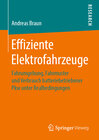 Buchcover Effiziente Elektrofahrzeuge