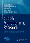 Buchcover Supply Management Research