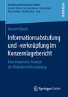 Buchcover Informationsabstufung und -verknüpfung im Konzernlagebericht