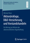 Buchcover Aktionärsklage, D&O-Versicherung und Vorstandshandeln