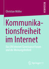 Buchcover Kommunikationsfreiheit im Internet