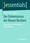 Buchcover Der Extremismus der Neuen Rechten
