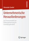 Buchcover Unternehmerische Herausforderungen