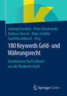 Buchcover 180 Keywords Geld- und Währungsrecht