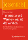 Buchcover Temperatur und Wärme – was ist das wirklich?