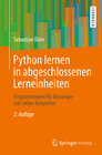 Buchcover Python lernen in abgeschlossenen Lerneinheiten