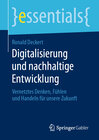Buchcover Digitalisierung und nachhaltige Entwicklung