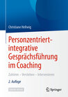 Buchcover Personzentriert-integrative Gesprächsführung im Coaching