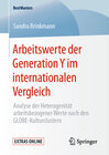 Buchcover Arbeitswerte der Generation Y im internationalen Vergleich